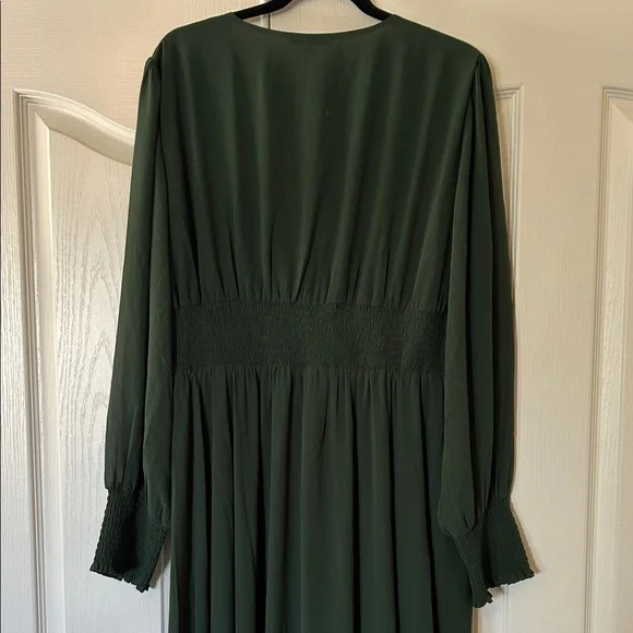 NWT Baltic Born 2X Olivia Deep Green Long Sleeve Dress - Picture 7 of 16